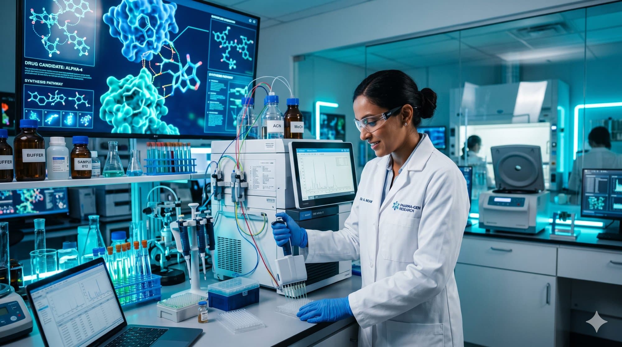 Reference standards laboratory at an Anant Labs manufacturing site