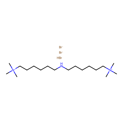 Chemical structure of Amino Dihexylquat