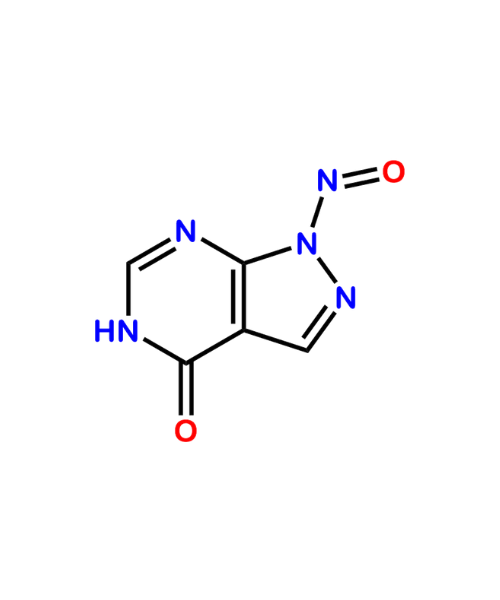 Chemical structure of N-Nitroso Allopurinol