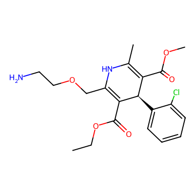 Chemical structure of R-Amlodipine Besylate