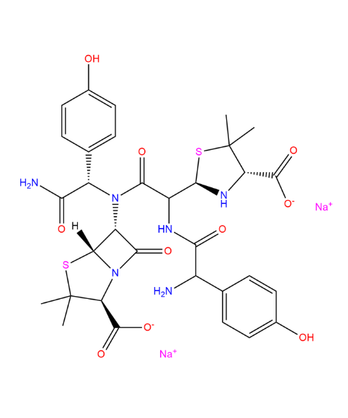 Chemical structure of Amoxicillin Dimer Sodium Salt