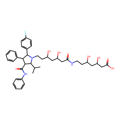 Chemical structure of Atorvastatin Amide