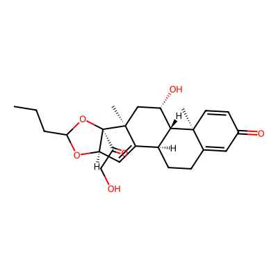 Chemical structure of Budesonide Related Compound E