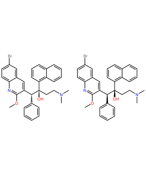 Chemical structure of Bedaquiline Diastereomer Impurity B