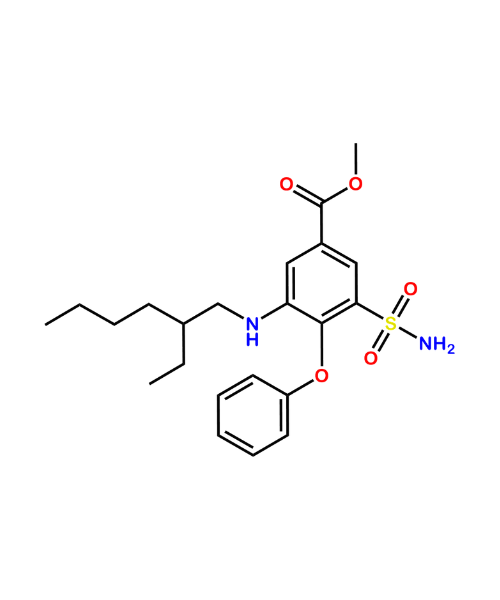 Chemical structure of Bumetanide Methyl Ester