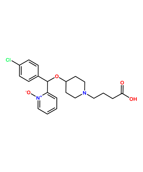 Chemical structure of Bepotastine N-Oxide Impurity
