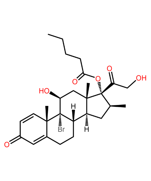 Chemical structure of Betamethasone Valerate EP Impurity D