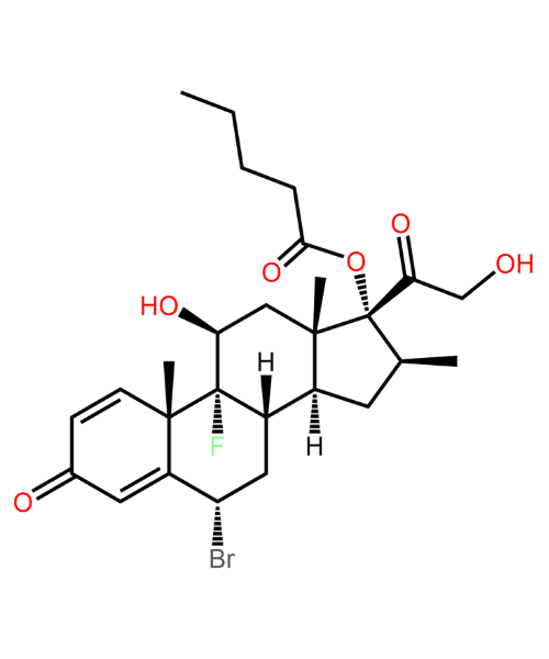 Chemical structure of Betamethasone Valerate EP Impurity G