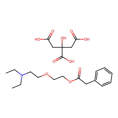 Chemical structure of Butamirate Citrate Impurity C