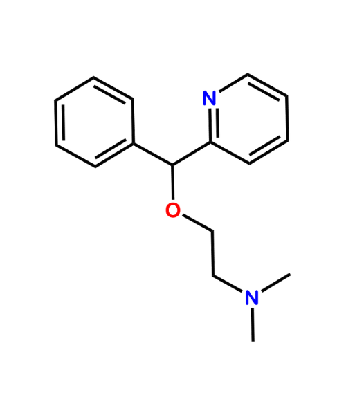 Chemical structure of Carbinoxamine Deschloro Impurity