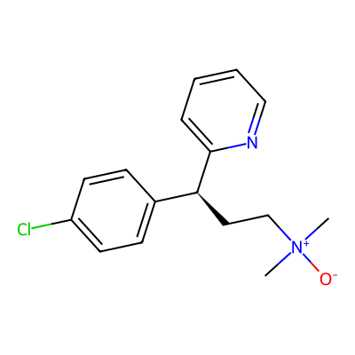 Chemical structure of Dexchlorpheniramine n-Oxide