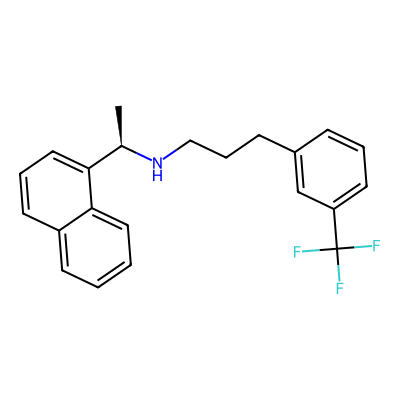 Chemical structure of Cinacalcet API