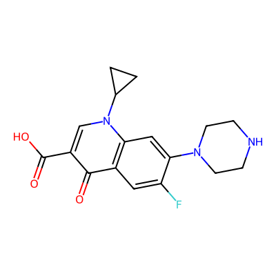 Chemical structure of Enrofloxacin EP Impurity B