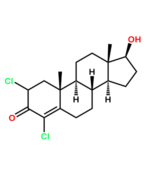Chemical structure of Clostebol Acetate Impurity 2