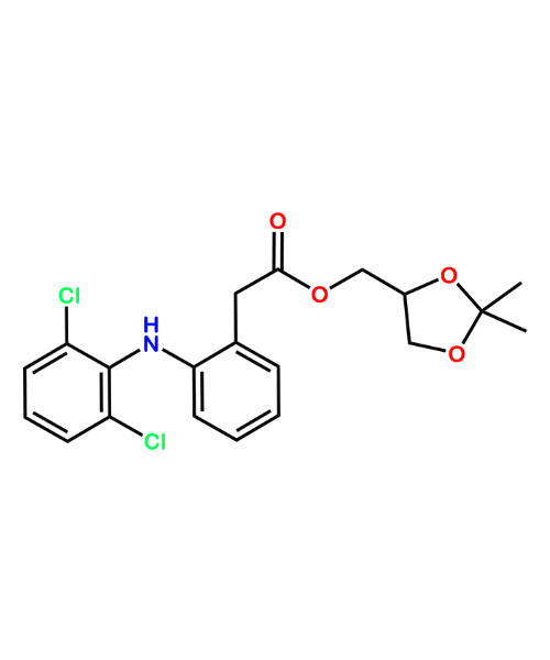 Chemical structure of Diclofenac Impurity 7
