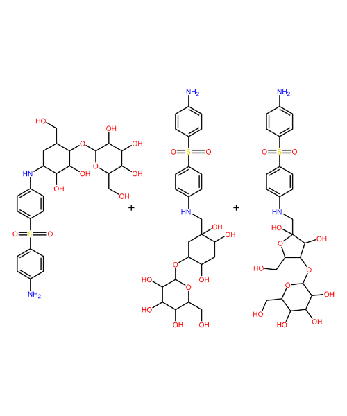 Chemical structure of Dapsone Lactose Adduct Mixture Of Isomers