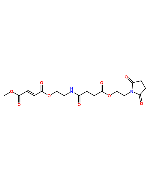 Chemical structure of Diroximel Fumarate Impurity H