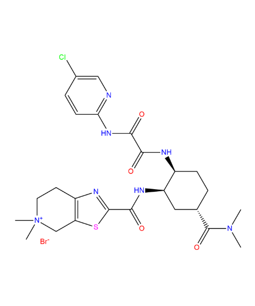 Chemical structure of Edoxaban Quaternary Salt
