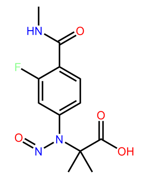Chemical structure of N-Nitroso Enzalutamide Intermediate