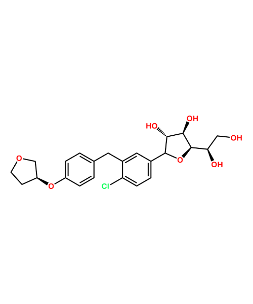 Chemical structure of Empagliflozin Furanose Impurity
