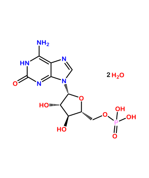 Chemical structure of Fludarabine Iso-ara-guanine-monophosphate