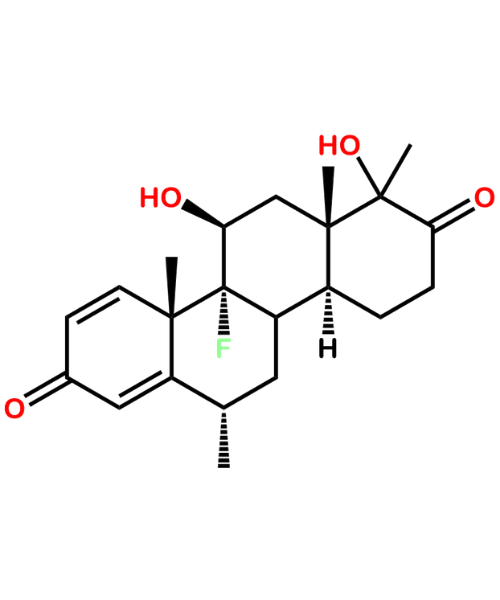 Chemical structure of Fluorometholone Impurity 8