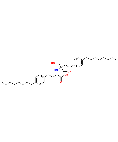Chemical structure of Fingolimod Dimer Impurity