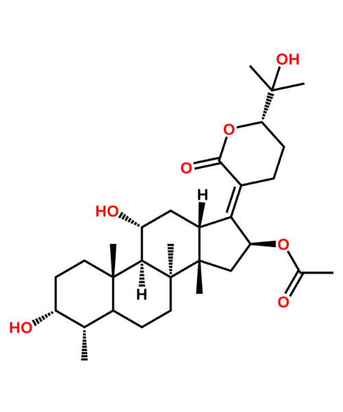 Chemical structure of Fusidic Acid Impurity D