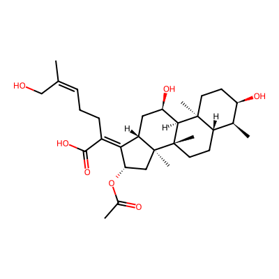 Chemical structure of Fusidic Acid Impurity E
