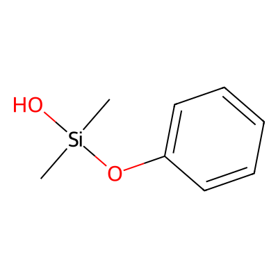 Chemical structure of 1,1-Dimethyl-1-phenoxysilanol