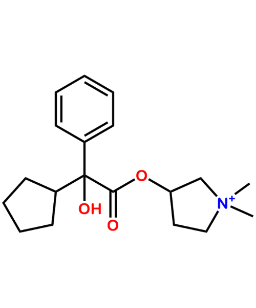 Chemical structure of Glycopyrronium Bromide EP Impurity N