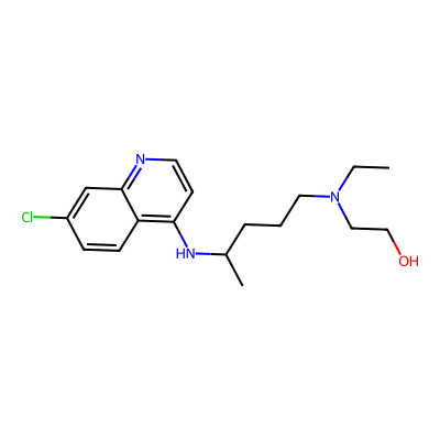 Chemical structure of Hydroxychloroquine Sulfate