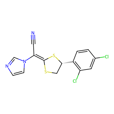 Chemical structure of Luliconazole - API