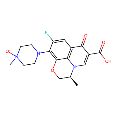 Chemical structure of Levofloxacin Impurity C