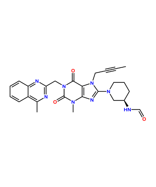 Chemical structure of N-Formyl Linagliptin