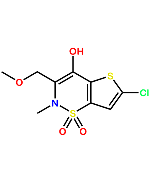 Chemical structure of Lornoxicam Methyl Ether