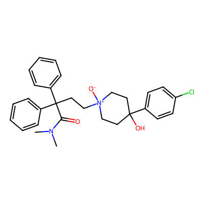 Chemical structure of Loperamide Impurity F