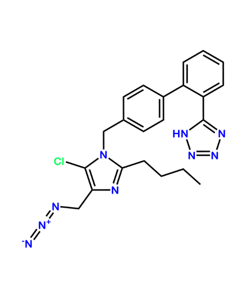Chemical structure of LTP Isomer Azide (Losartan Azide Isomer)