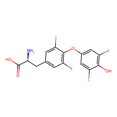 Chemical structure of Liothyronine EP Impurity A