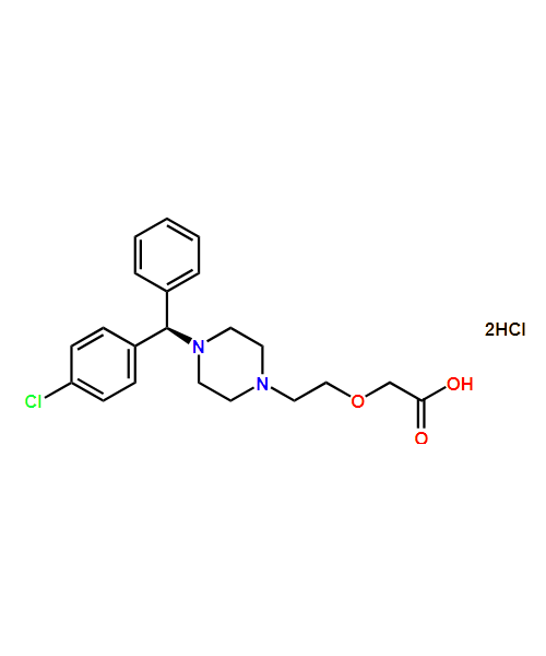 Chemical structure of Levocetirizine Dihydrochloride