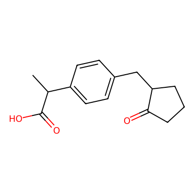 Chemical structure of Loxoprofen - API