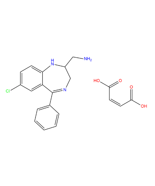 Chemical structure of Desfluoro aminodimaleate