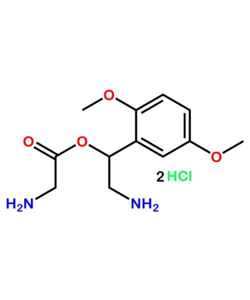 Chemical structure of Midodrine Related compound B