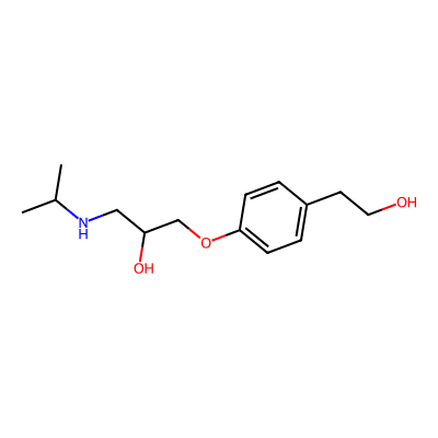Chemical structure of Metoprolol EP Impurity H