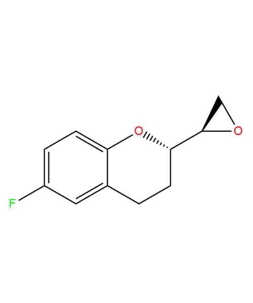 Chemical structure of (2S, 2'R)-6-Fluoro-2-(2'-oxiranyl)chromane