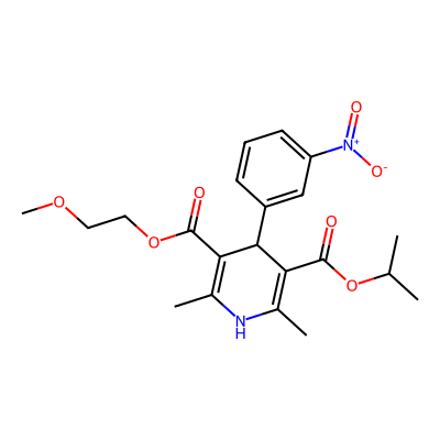 Chemical structure of Nimodipine USP Reference Standard