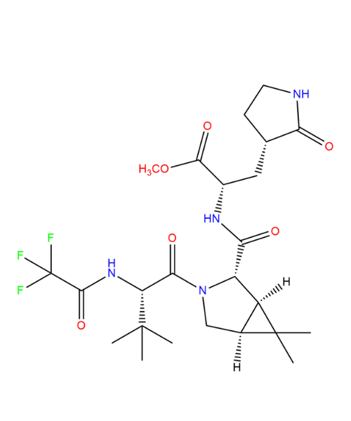 Chemical structure of Nirmatrelvir Methyl Ester Impurity