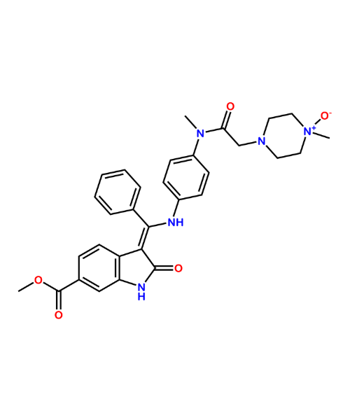 Chemical structure of Nintedanib N-oxide