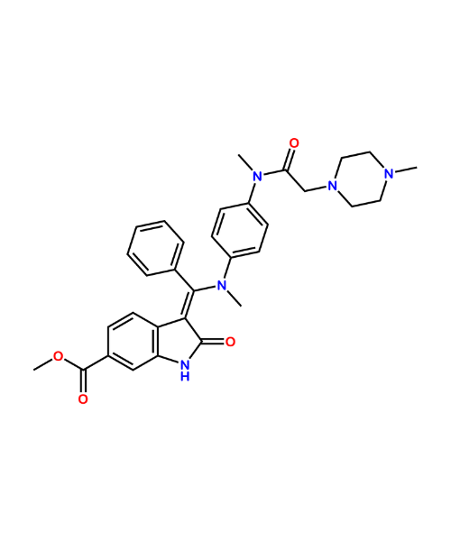 Chemical structure of Nintedanib Methyl Impurity