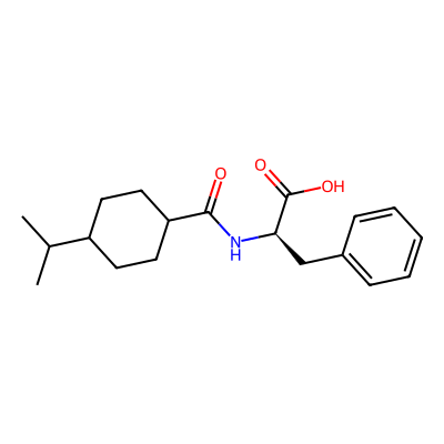 Chemical structure of Nateglinide